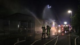 Feuer In Gleistal Agrar In Golmsdorf Bei Jena 00028